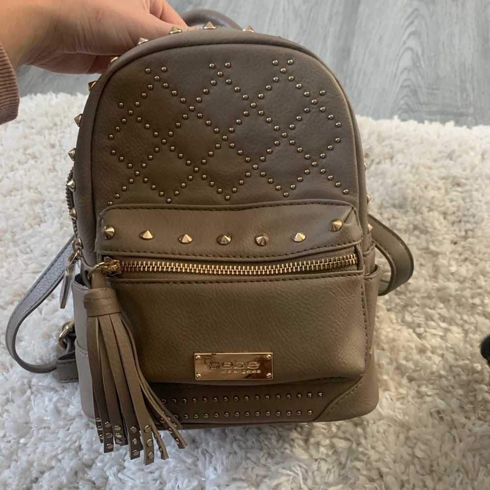 Mini taupe back pack